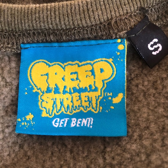 Creep Street See You in Hell Camo Sweatshirt - Size Small - Picture 6 of 15